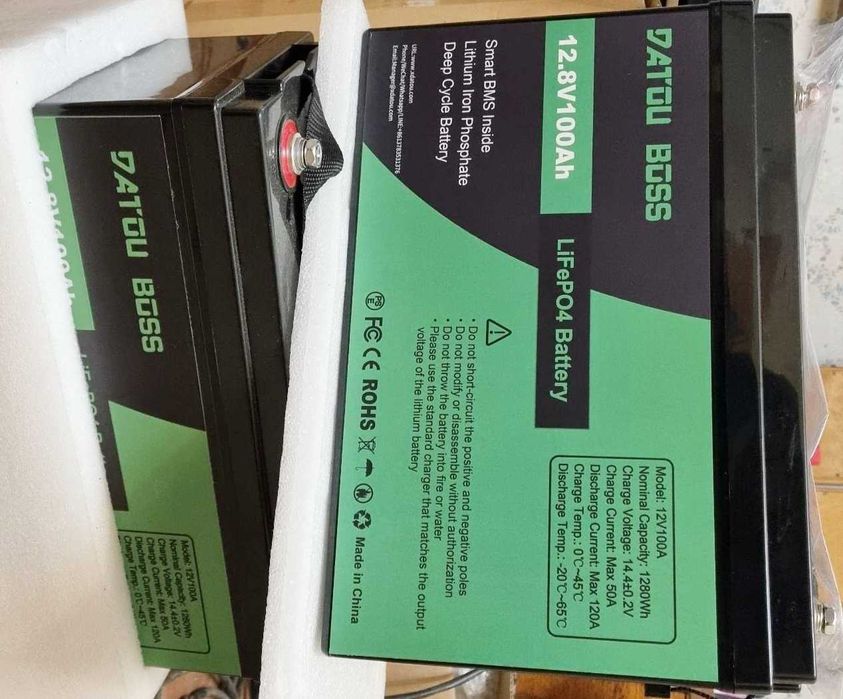 Акумулятор LiFePo4  12 , 24 В Х 100 Аг , 48 В Х 60 Аг