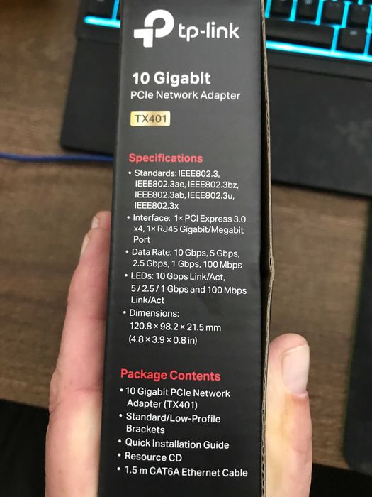 TP-LINK TX401 - karta sieciowa