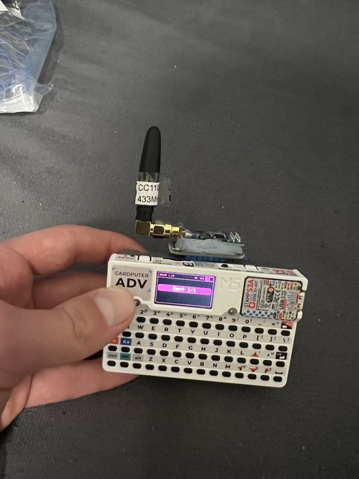 Cardputer ADV  + NRF24L01+ i dodatki (opis)