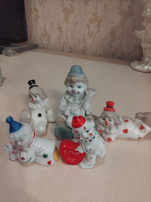 Коллекция клоунов, времена СССР.