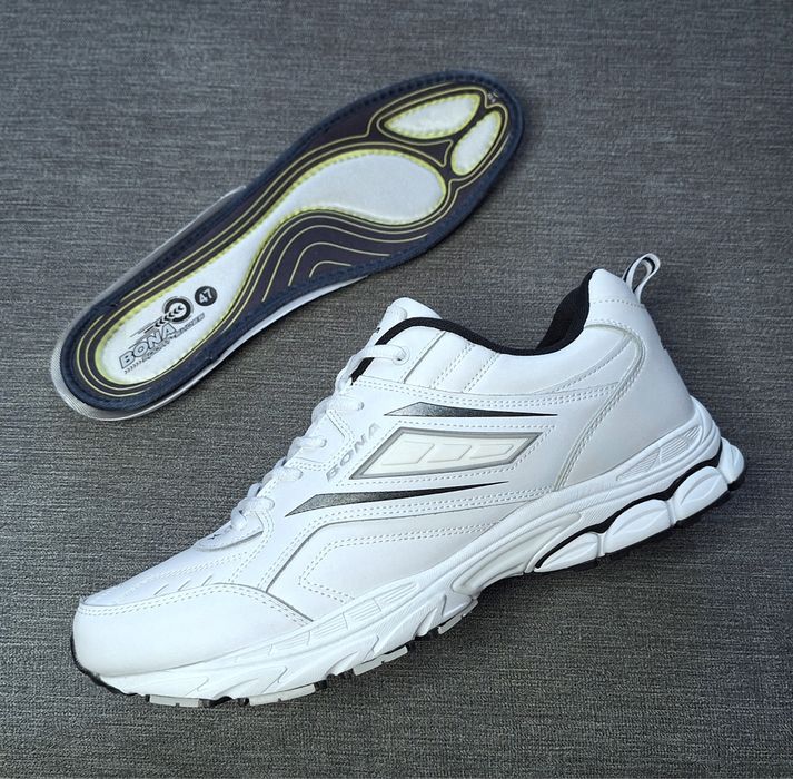 Чоловічі білі кросівки bona батал великан великий розмір  47 48