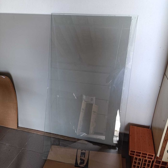Vidro laminado 4mm+4mm (130x70)- Proteção banheira - Quase novo