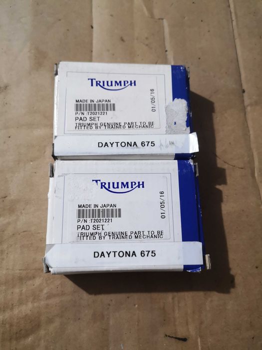 Nowe klocki hamulcowe 2016 Triumph street triple R/daytona 675 komplet