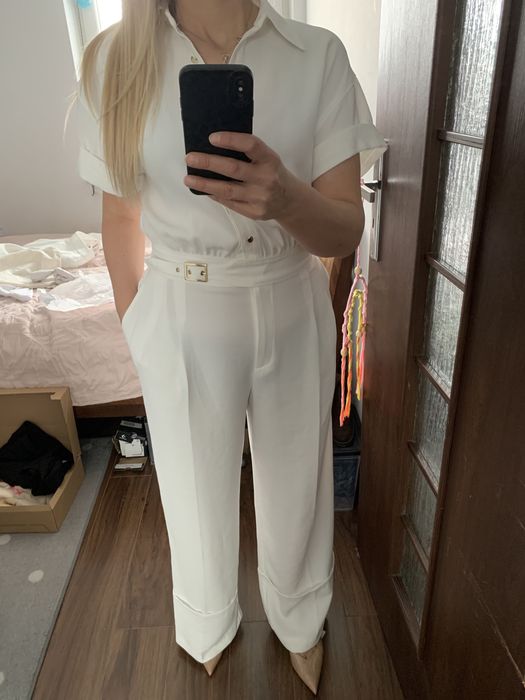 Biały kombinezon zara S