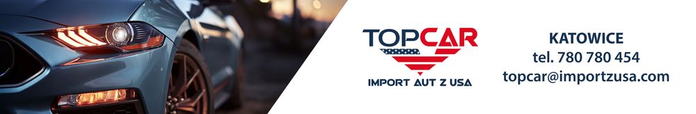 TopCar - Import Aut z USA top banner