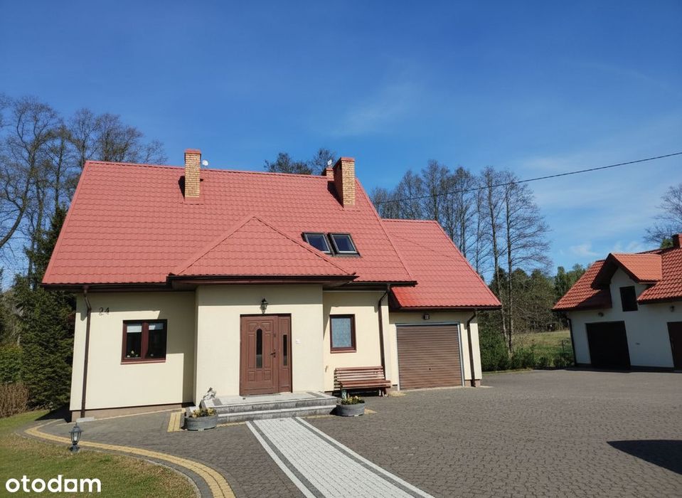 Nieruchomość z domem, garażem, sauną - 1,7746 ha Sztabinki, gm. Sejny
