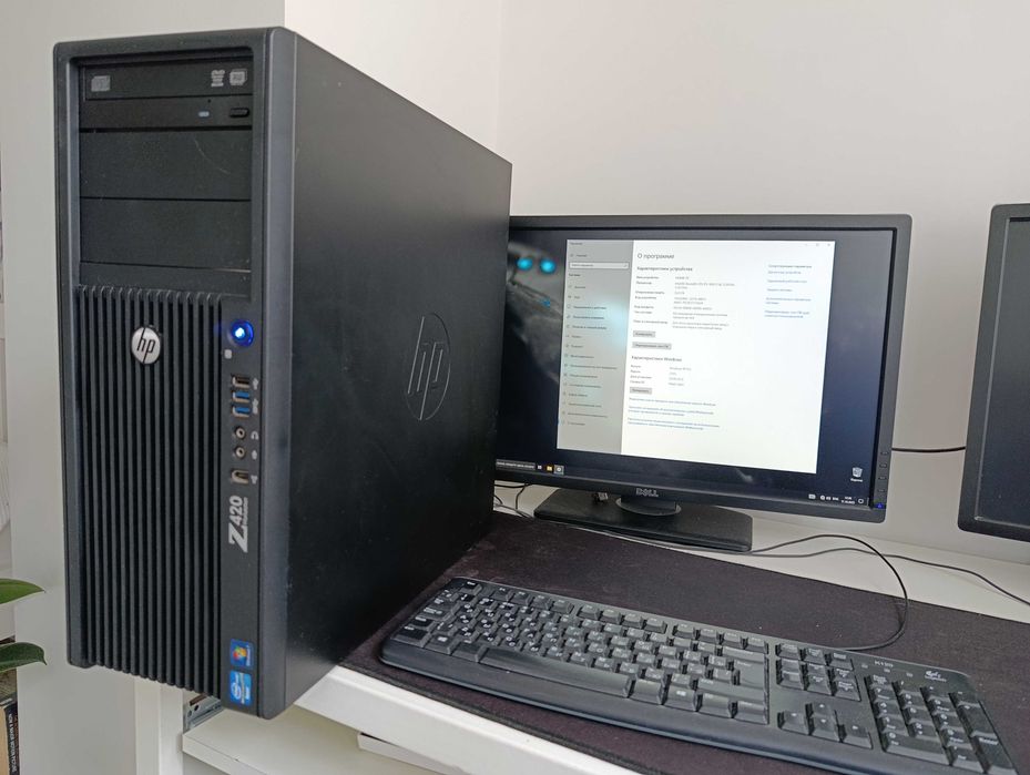 Мощный компьютер для работы HP Z420 Workstation Intel 32Г Quadro K2000