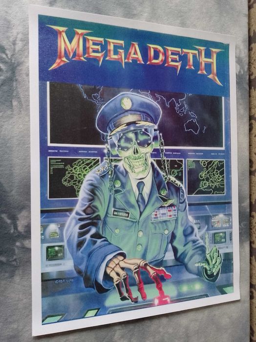 plakat na płótnie zespołu muzycznego megadeth