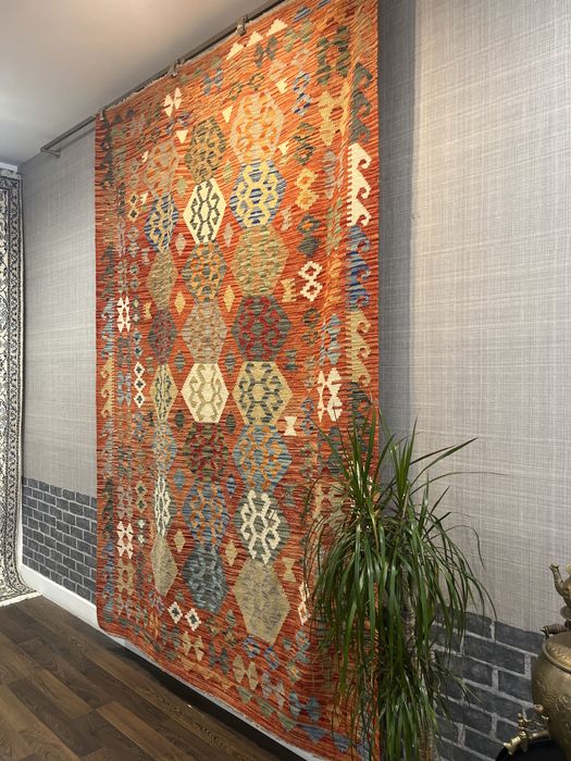 Tapete kilim feito à mao 255x175cm - Novo