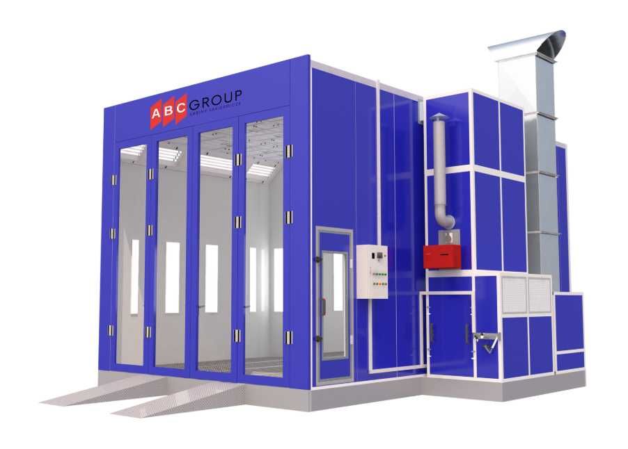 Kabina lakiernicza 8,125x4,65m ABC-Group komora lakiernia malarnia