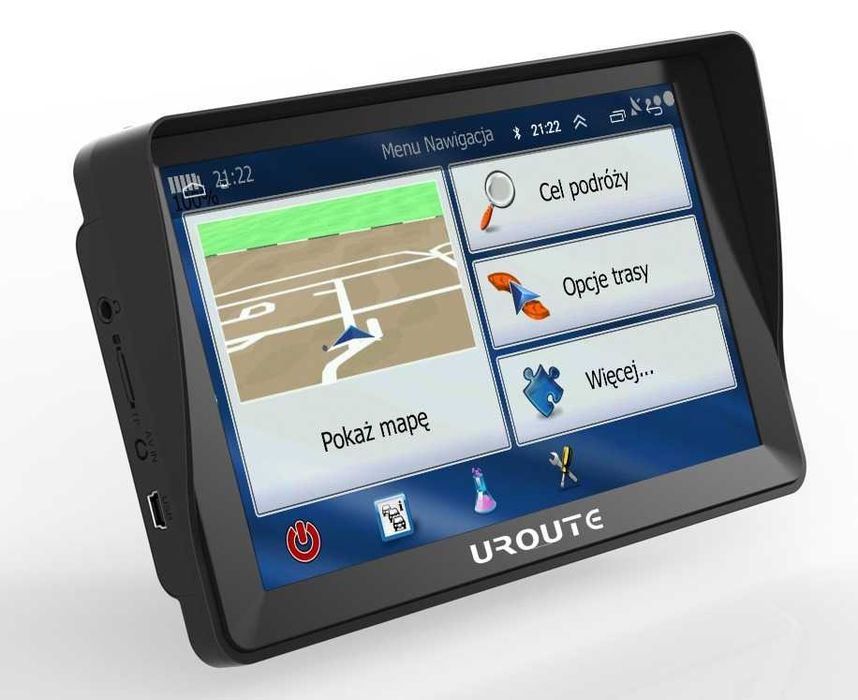 NAWIGACJA GPS 9" UROUTE 84F-9 Wysoka jasność ekranu!
