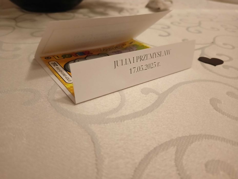 podziękowanie dla gości