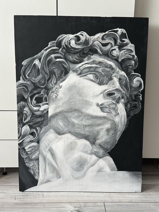 Obraz rzeźby Michelangelo "David"