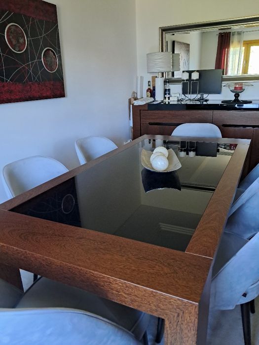 Mesa de refeições extensível