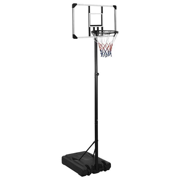 Stojak Do Koszykówki Z Przezroczystą Tablicą, 235-305 Cm