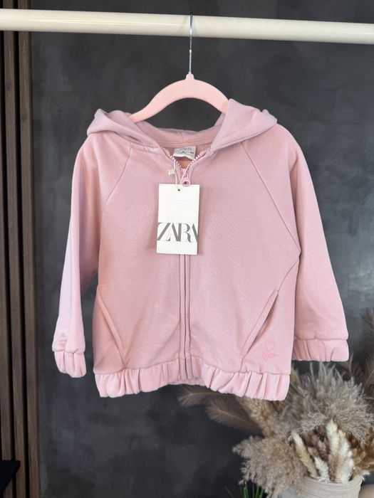 Nowa rozpinana bluza z kapturem zara 92