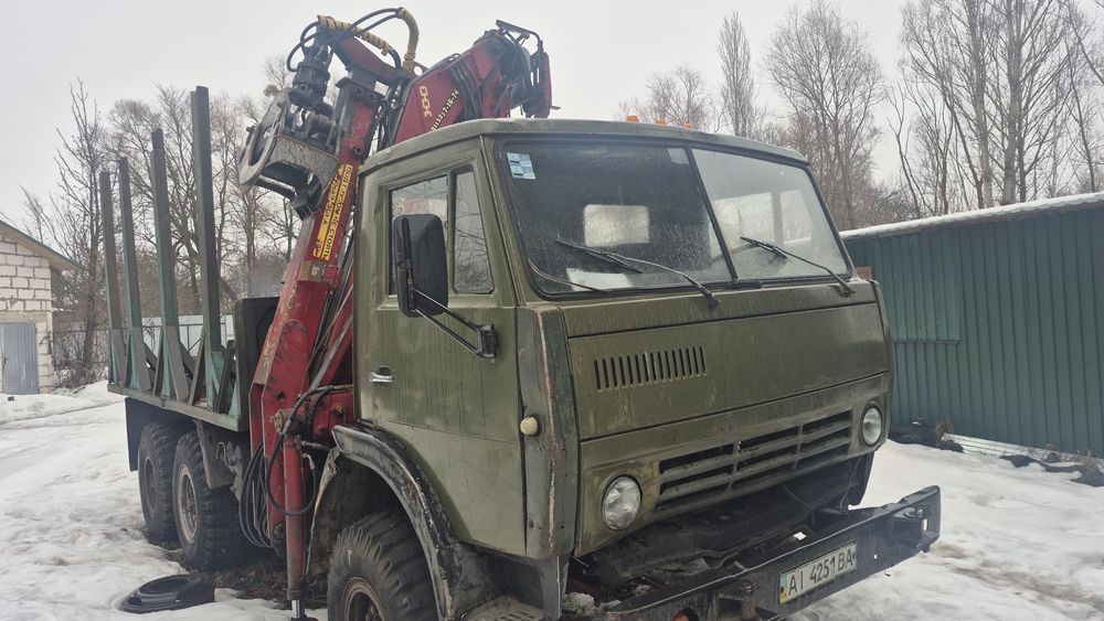 Камаз 4310 лісовоз-сортиментовоз з встановленим кран-маніп. ВЕЛМАШ