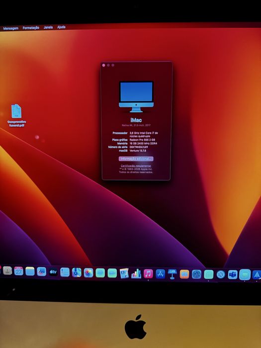Computador apple Imac