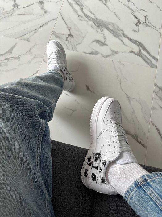 Кросівки Nike Air Force 1 x Comme des Garçons Supreme premium