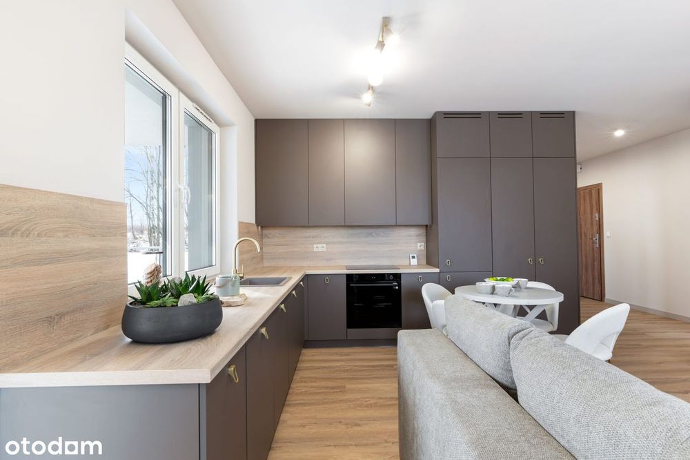 4 pokoje 71,94 m² – Patio Apartments | taras z widokiem na zieleń