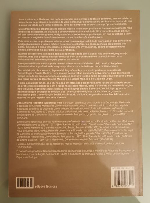A responsabilidade dos médicos