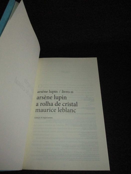 Livro A Rolha de Cristal Maurice Leblanc