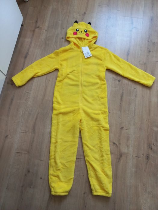 Przebranie kombinezon pikachu pokemon h&m 122/128