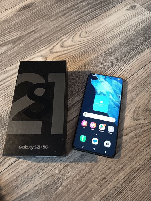 Samsung Galaxy s21+ 5g 8/128gb w bdb stanie zestaw