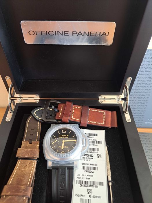PANERAI LUMINOR  MARINA PAM00422  reserva corda 3 dias