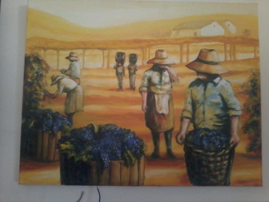 António Faria original motivo Vindimas