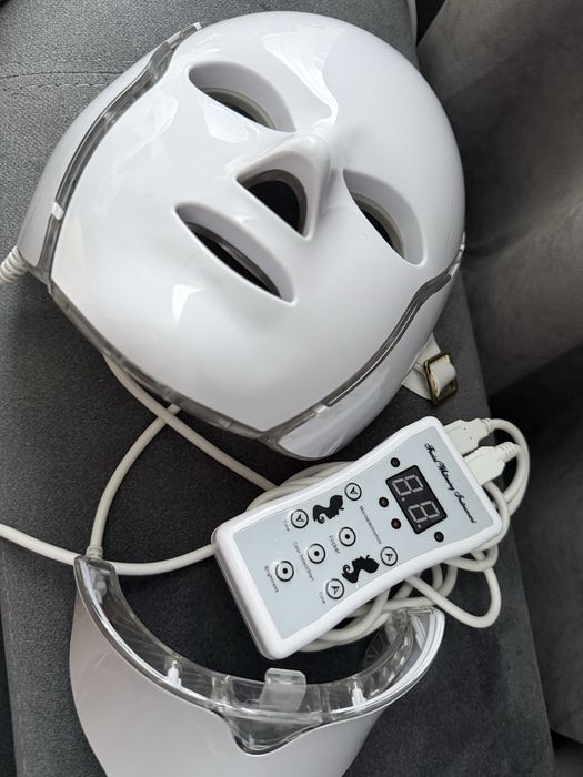 LED маска для обличчя | Фототерапія | Омолодження та лікування акне…..