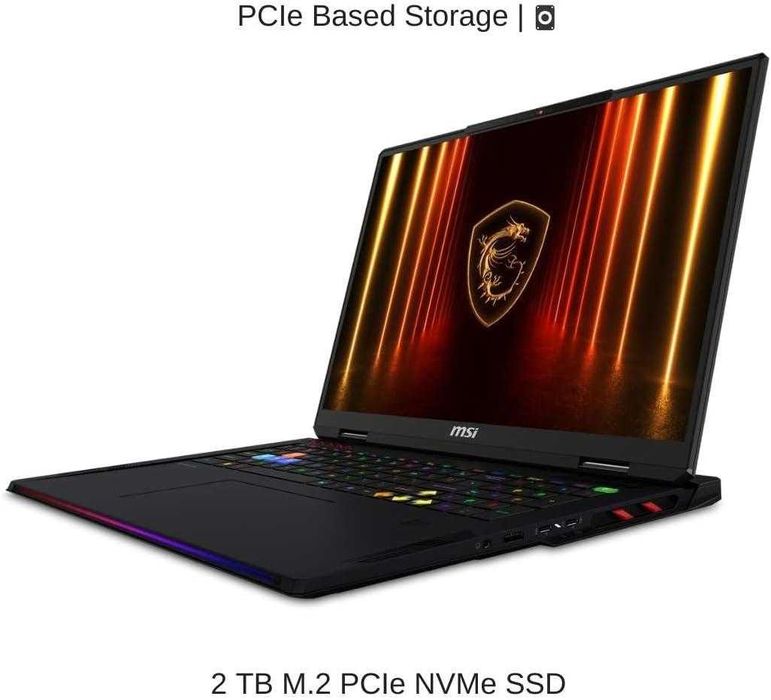 MSI Raider 18 HX AI - Mini LED • 4K • 120Hz • Ultra 285HX • RTX 5090 • 64GB • 2TB