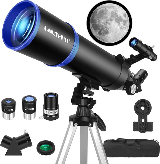 Teleskop Astronomiczny 80/600 Smartfon Statyw