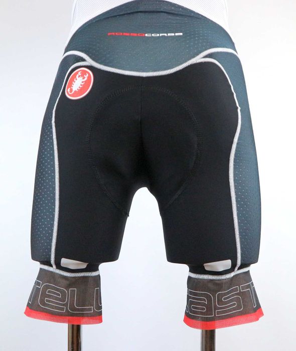 Castelli Rosso Corsa spodenki kolarskie bib szorty rowerowe S