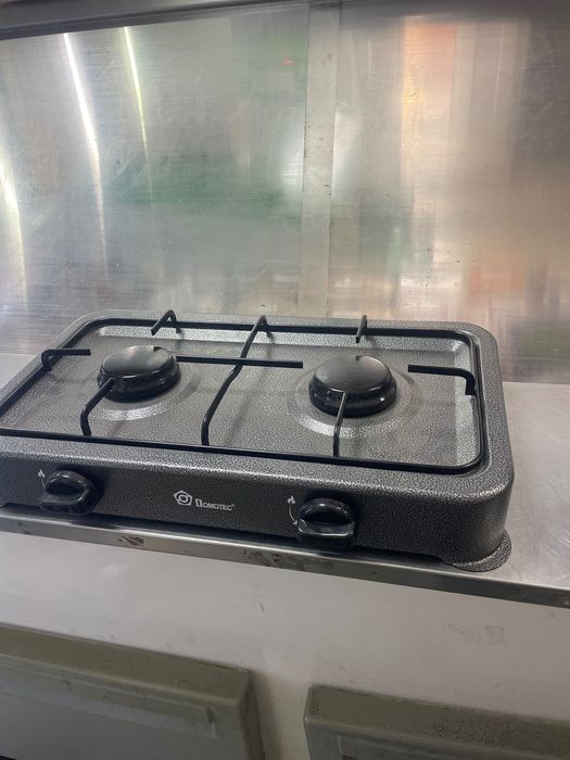 Плита газовая настольная Domotec MS 6602 на 2 конфорки.