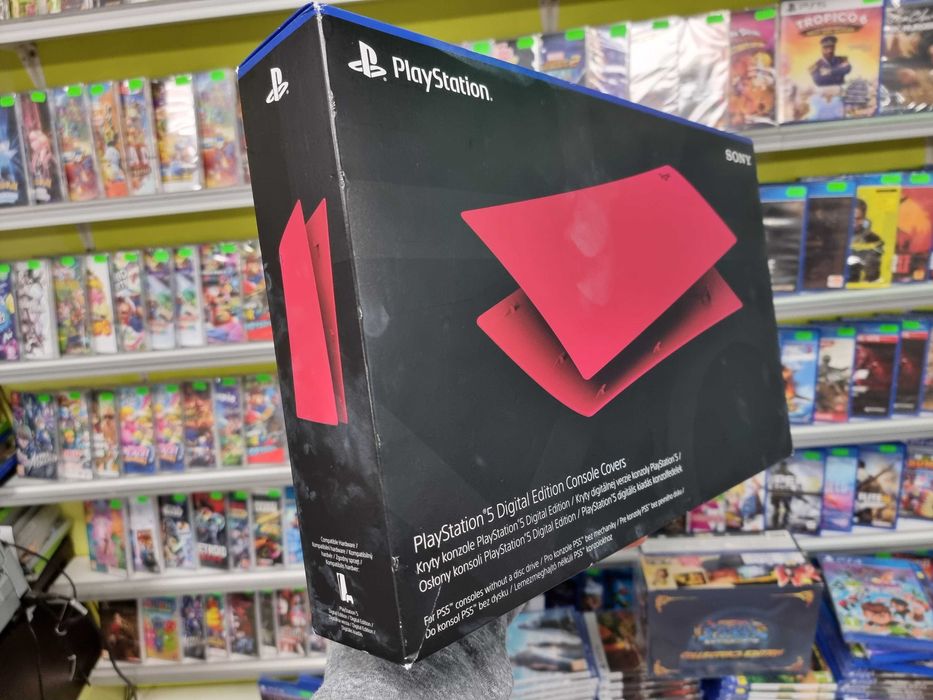 Oryginalna obudowa SONY do konsoli PS5 Digital Cosmic Red jak nowa