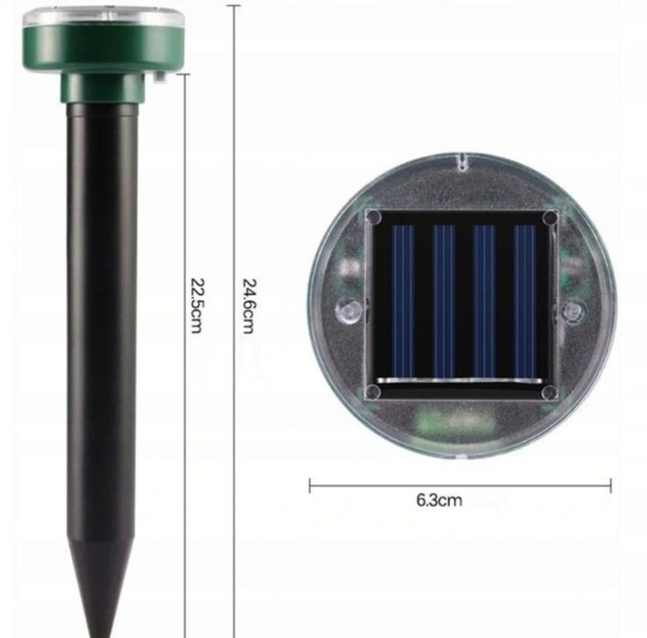 2 x odstraszacz solarny  krety , gryzoni, kretów