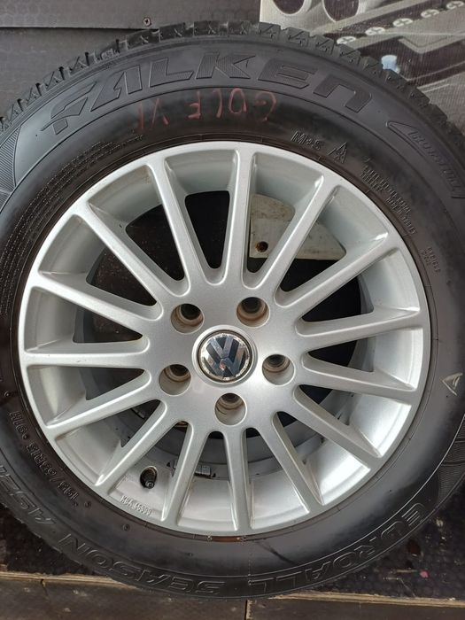Alufelgi+Opony letnie 195/65 15 5x112 et40 VW Golf VI Passat B5
