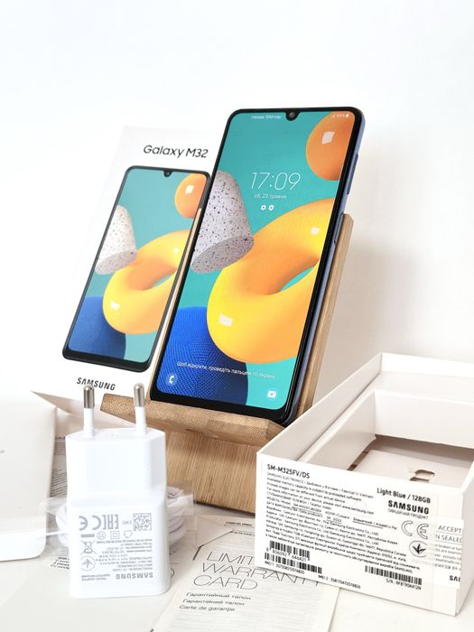 6/128GB SAMSUNG M32 КОМПЛЕКТ! Гарантія! Без ремонтів!