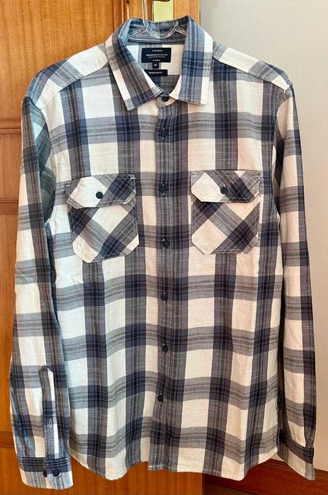 Camisa oversized texturizada para homem da Tiffosi