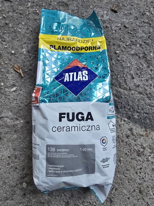 Fuga Atlas ceramiczna 136 srebrna 2kg