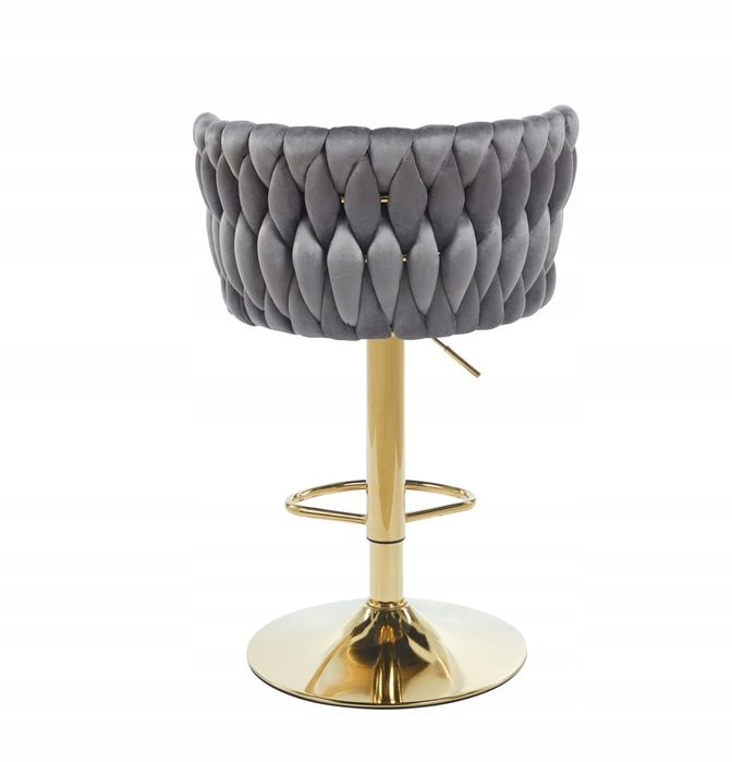 Hoker H4-FX velvet szary (stelaż złoty)