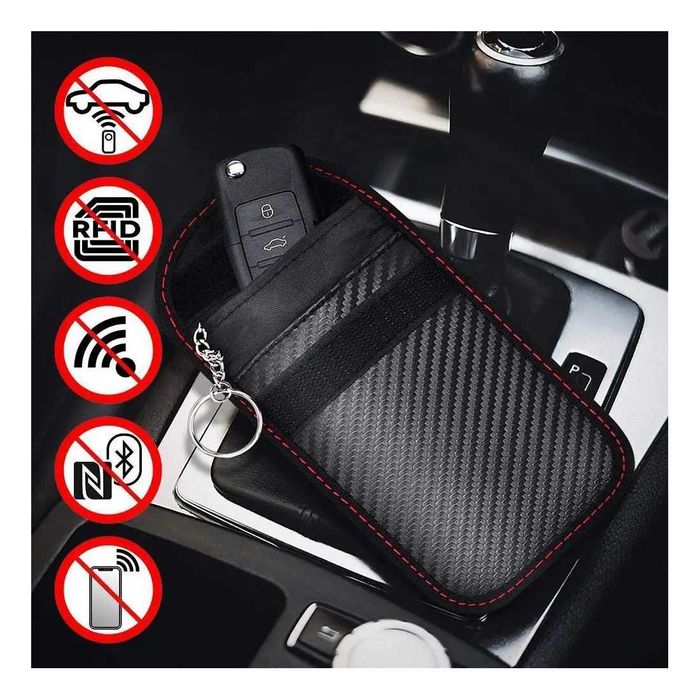 Bolsa Bloqueadora Sinal Chave Moto Gaiola Faraday