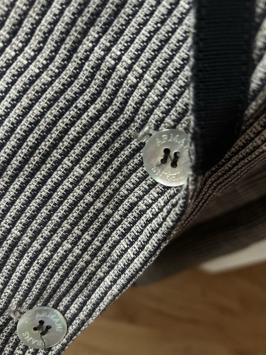 Żakiet Armani Jeans klasyczny basic do pracy skład premium