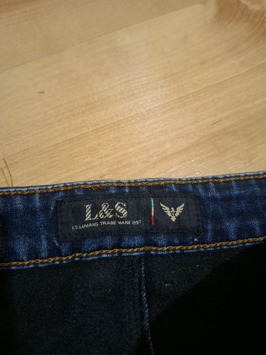 Ocieplane spodnie dżinsowe