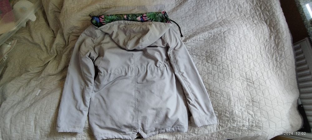 Kurtka płaszczyk damski wiosenny jesienny dwustronny