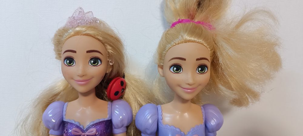 Куклы  Рапунцель Mattel Disney Princess и диван Кафетерий (Coffin Bean