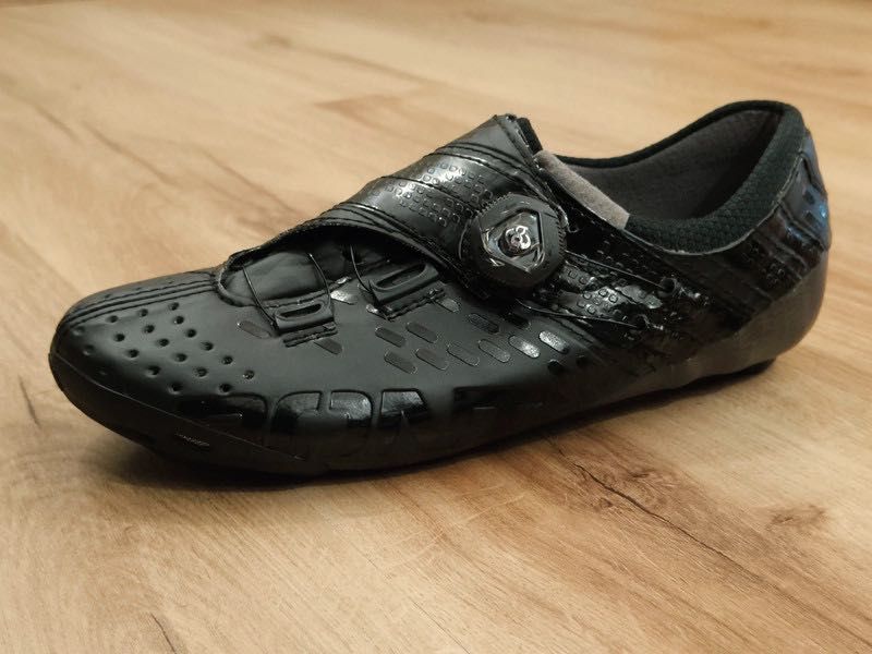 Sapatos de Ciclismo Bont Helix Carbon moldáveis "Novos"