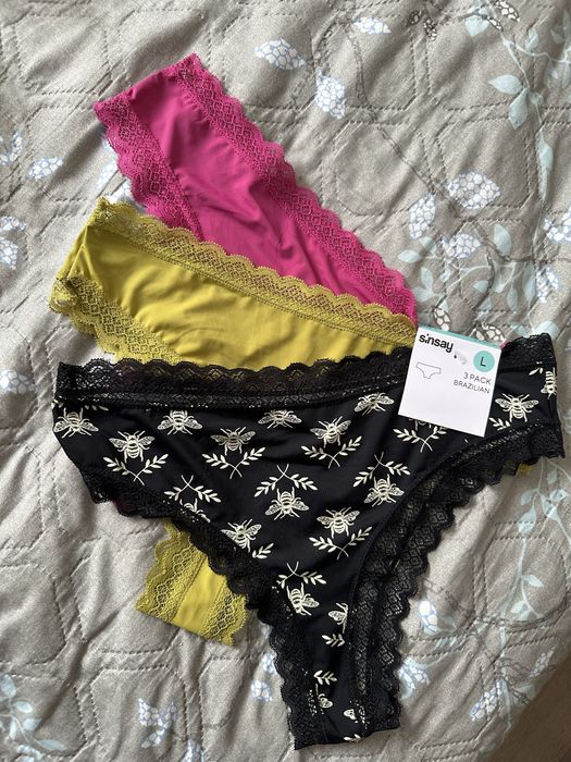 Трусики бразилиана , 3 шт Sinsay