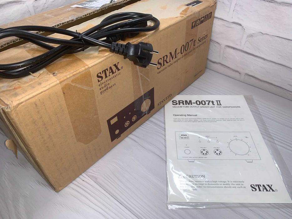 Stax SRM-007t II – Amplificador eletrostático para auscultadores SR-007 MK2